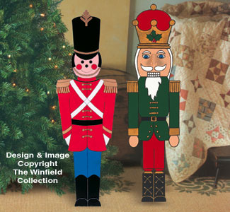 Product Image of Small Toy Soldier and Nutcracker Wood Pattern