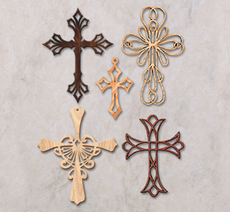 Product Image of Ornamental Wall Crosses Pattern Set