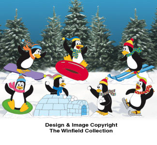 Product Image of Playful Penguins Woodcrafting Pattern