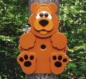 Bear Cub Birdhouse Wood Project Plan