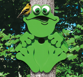 Product Image of Treefrog Birdhouse Woodcrafting Project Plan