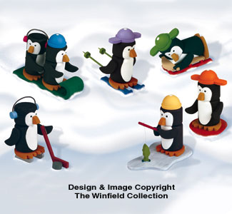 Product Image of Miniature Penguins Woodcraft Pattern
