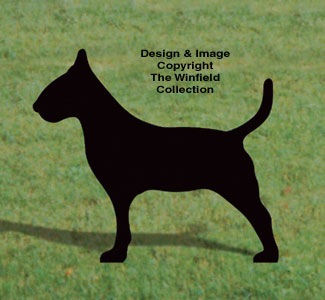 Product Image of Bull Terrier Shadow Woodcrafting Pattern
