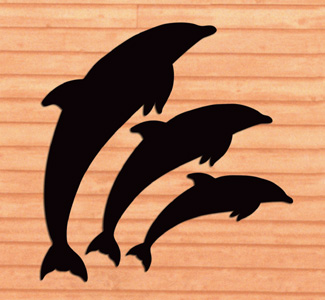 Dolphin Shadows Woodcrafting Pattern
