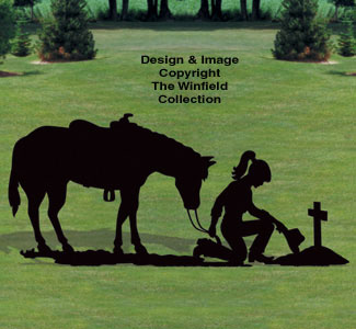 Product Image of Cowgirl Prayer Shadow Wood Project Plan