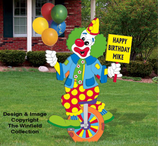 Product Image of Clown Party Sign II Woodcrafting Pattern