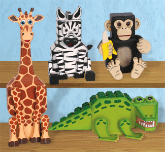 Product Image of Zoo Animal Patio Paver Pals Pattern