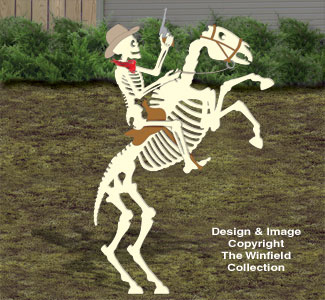 Product Image of Skeleton Horse Rider Woodcraft Pattern