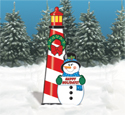 Snowman, Wreath and Lighthouse Pattern Set