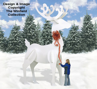Product Image of GINORMAS White Reindeer Pattern