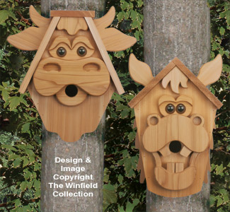 Product Image of Cow & Horse Birdhouse Woodcraft Patterns