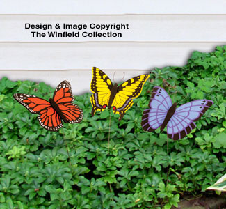 Product Image of 12 Butterfly Poke Wood Patterns