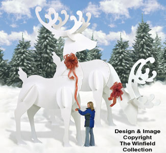 Product Image of GINORMAS White Reindeer #2 Pattern