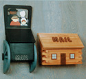 Amish Buggy and Log Cabin Mailbox Patterns