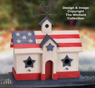 Product Image of Patriotic Birdhouse Pattern