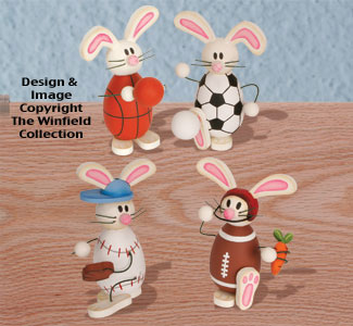Product Image of Sport Bunnies Woodcraft Plan