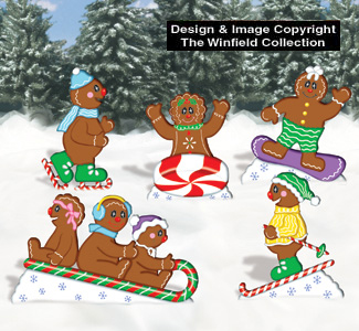 Product Image of Playful Gingerbread People Pattern