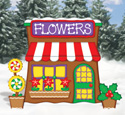 Gingerbread Flower Shop Pattern