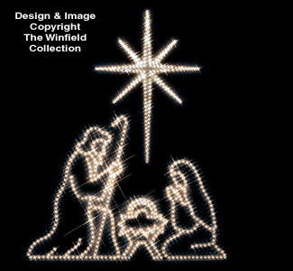 Product Image of Nativity and Star Nite-Lite Pattern Set