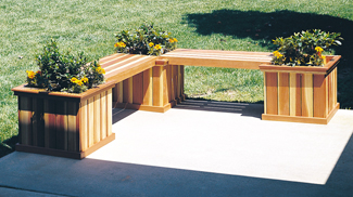 Product Image of Planter Bench Woodworking Plans