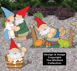 Product Image of Large Garden Gnomes #3 Pattern Set