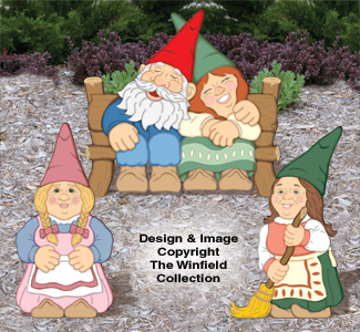 Product Image of Small Garden Gnomes #4 Pattern Set