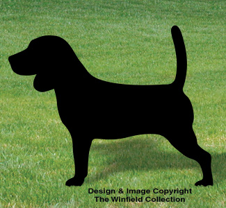 Product Image of Beagle Shadow Woodcraft Pattern