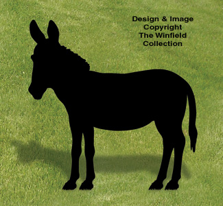 Donkey Shadow Woodcraft Pattern