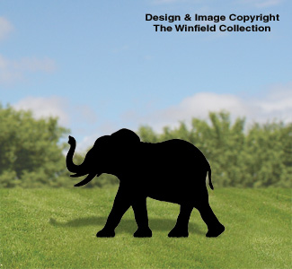 Product Image of Small Elephant Shadow Wood Pattern