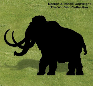 Product Image of Mastodon Shadow Woodcraft Pattern