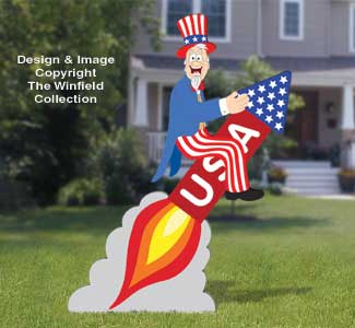 Product Image of Uncle Sam Blast-Off Wood Pattern