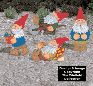 Product Image of All 4 Large Gnome Pattern Sets
