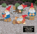 All 4 Large Gnome Pattern Sets