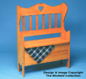Country Hall Seat Woodworking Plan