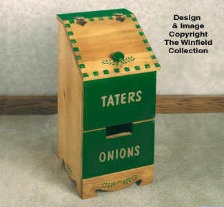 Product Image of Tater & Onion Box Woodworking Plan