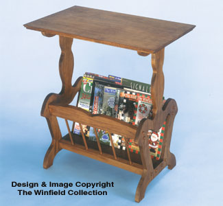 Magazine Table Woodworking Plan