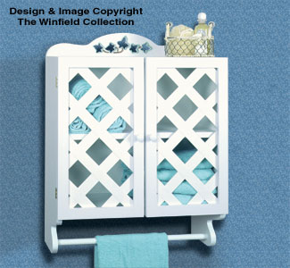 Product Image of Lattice Cabinet Wood Project Plan