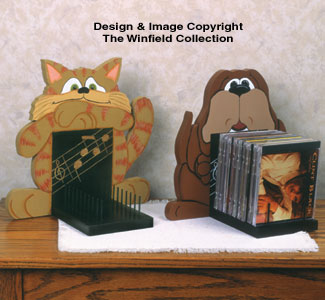 Dog & Cat CD Holders Pattern