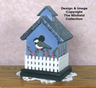 Birdhouse CD Holder Pattern