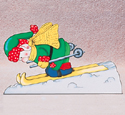 Skiing Elf Woodcrafting Pattern                   