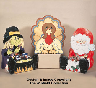 Product Image of Holiday Baskets Woodcraft Pattern
