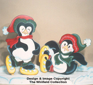 Product Image of North Pole Penguins Woodcraft Pattern