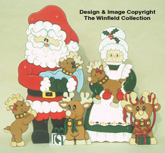Product Image of Santa's Reindeer Preschool Pattern