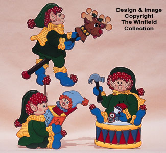 Product Image of Santa's Elfin Daycare Woodcraft Pattern