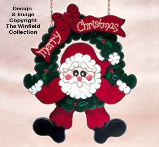 Product Image of Swinging Wreath Santa Pattern 