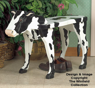 Product Image of Cow Bench Woodcraft Pattern