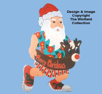 Product Image of Swimsuit Santa Woodcraft Pattern