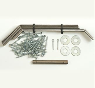 Product Image of Rustic Wheelbarrow Hardware/Bracket Kit 