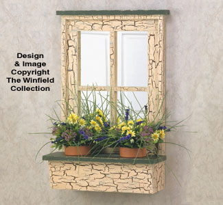 Product Image of Rustic Window Planter Wood Planter