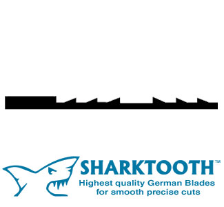 SHARKTOOTH Scroll Saw Blades Reverse Tooth